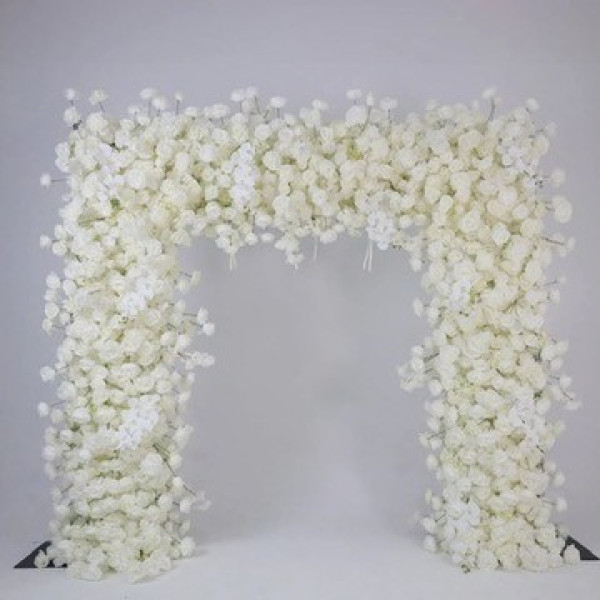 Artificial White Baby's Breath Cloth Base Flower Backdrop
